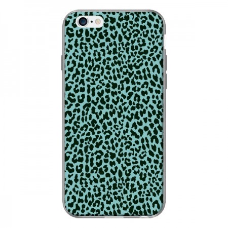 Coque Leopard Turquoise Neon pour iPhone 6 - Mary Nesrala