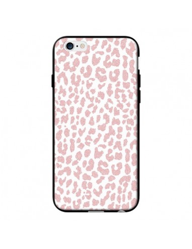 Coque Leopard Rose Corail pour iPhone 6 - Mary Nesrala