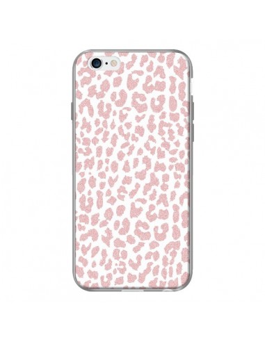 Coque Leopard Rose Corail pour iPhone 6 - Mary Nesrala