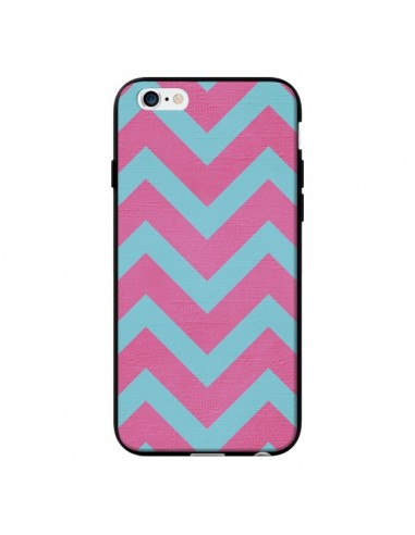 Coque Strawberry Chevron Rose Bleu pour iPhone 6 - Mary Nesrala