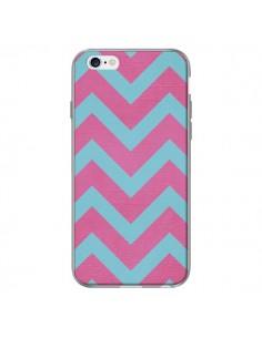 Coque Strawberry Chevron Rose Bleu pour iPhone 6 - Mary Nesrala 2
