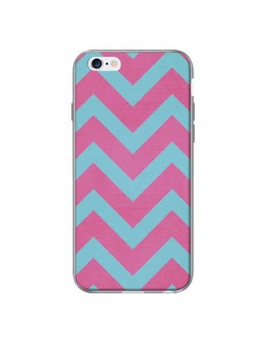 Coque Strawberry Chevron Rose Bleu pour iPhone 6 - Mary Nesrala