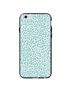 Coque Leopard Turquoise pour iPhone 6 - Mary Nesrala