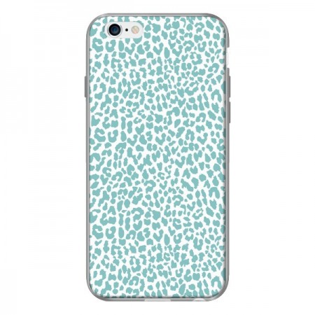 Coque Leopard Turquoise pour iPhone 6 - Mary Nesrala