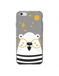 Coque Ours à lunettes pour iPhone 6 - Maria Jose Da Luz 2