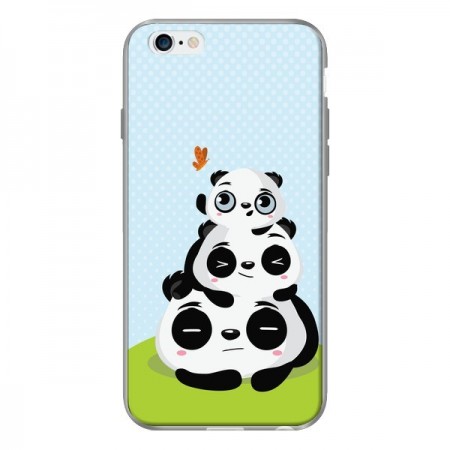 Coque Panda Famille pour iPhone 6 - Maria Jose Da Luz