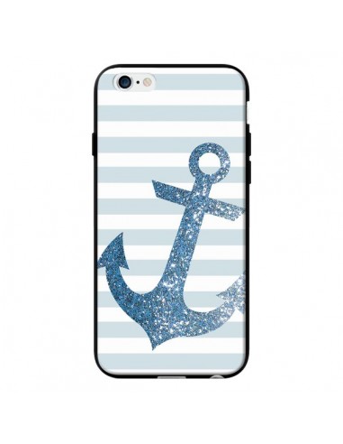 Coque Ancre Bleu Navire pour iPhone 6 - Monica Martinez