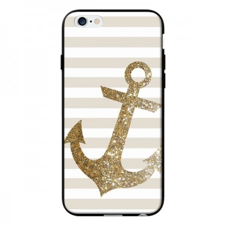 Coque Ancre Or Navire pour iPhone 6 - Monica Martinez Coque Ancre Or Navire pour iPhone 6 - Monica Martinez
