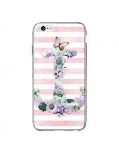 Coque Ancre Rose Fleurs Navire pour iPhone 6 - Monica Martinez 2