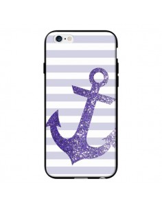 Coque Ancre Violet Navire pour iPhone 6 - Monica Martinez