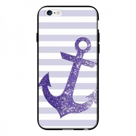 Coque Ancre Violet Navire pour iPhone 6 - Monica Martinez Coque Ancre Violet Navire pour iPhone 6 - Monica Martinez