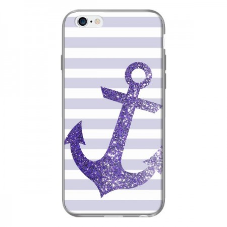 Coque Ancre Violet Navire pour iPhone 6 - Monica Martinez Coque Ancre Violet Navire pour iPhone 6 - Monica Martinez