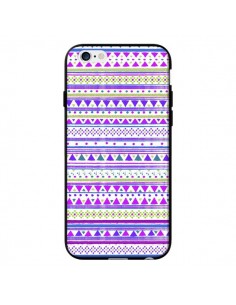 Coque Bandana Violet Azteque pour iPhone 6 - Monica Martinez