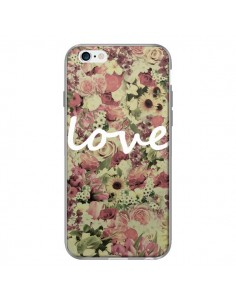 Coque Love Blanc Flower pour iPhone 6 - Monica Martinez 2