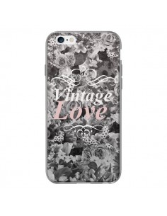 Coque Vintage Love Noir Flower pour iPhone 6 - Monica Martinez 2