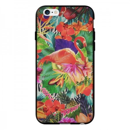 Coque Tropical Flamant Rose pour iPhone 6 - Monica Martinez