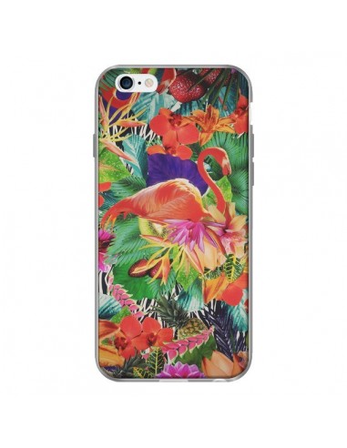 Coque Tropical Flamant Rose pour iPhone 6 - Monica Martinez