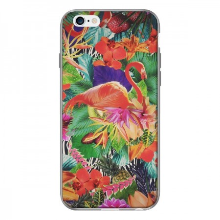 Coque Tropical Flamant Rose pour iPhone 6 - Monica Martinez