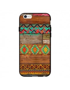 Coque Indian Wood Bois Azteque pour iPhone 6 - Maximilian San