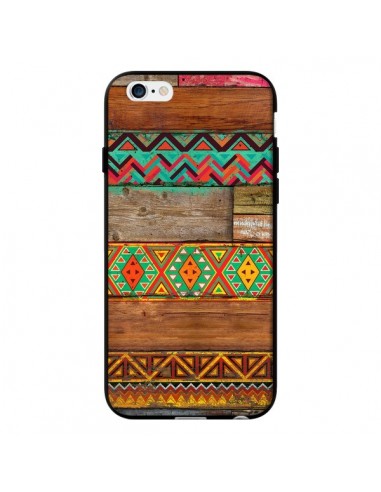 Coque Indian Wood Bois Azteque pour iPhone 6 - Maximilian San