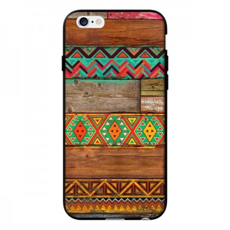 Coque Indian Wood Bois Azteque pour iPhone 6 - Maximilian San