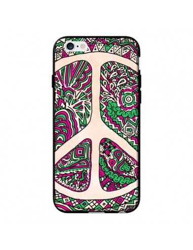 Coque Peace and Love Azteque Vainilla pour iPhone 6 - Maximilian San