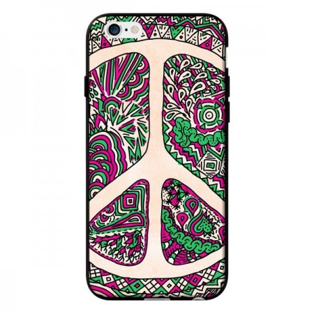 Coque Peace and Love Azteque Vainilla pour iPhone 6 - Maximilian San