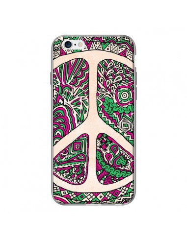 Coque Peace and Love Azteque Vainilla pour iPhone 6 - Maximilian San