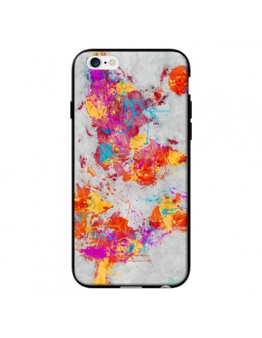Coque Terre Map Monde Mother Earth Crying pour iPhone 6 - Maximilian San