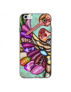 Coque Paon Multicolore Eco Bird pour iPhone 6 - Maximilian San 2