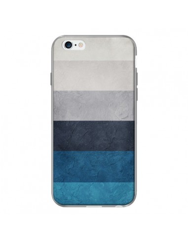 Coque Bandes Horizontales Greece Hues pour iPhone 6 - Maximilian San
