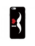 Coque iPhone 6 et 6S I Love Moustache - Nico