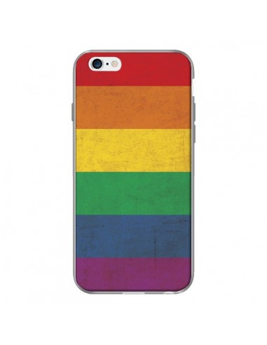 Coque Drapeau Arc En Ciel Gay pour iPhone 6 - Nico