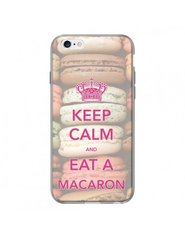 Coque Keep Calm and Eat A Macaron pour iPhone 6 - Nico