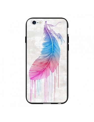 Coque Plume arc-en-ciel pour iPhone 6 - Rachel Caldwell