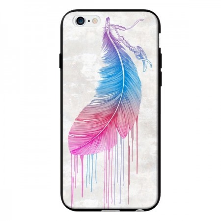 Coque Plume arc-en-ciel pour iPhone 6 - Rachel Caldwell