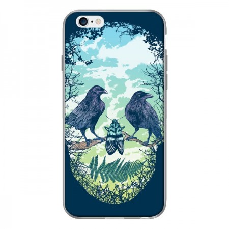 Coque Tête de Mort Nature pour iPhone 6 - Rachel Caldwell