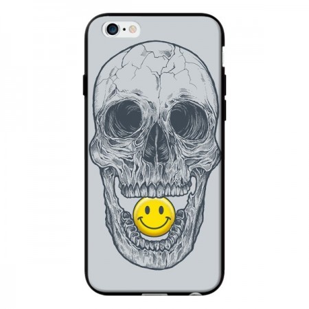Coque Smiley Face Tête de Mort pour iPhone 6 - Rachel Caldwell