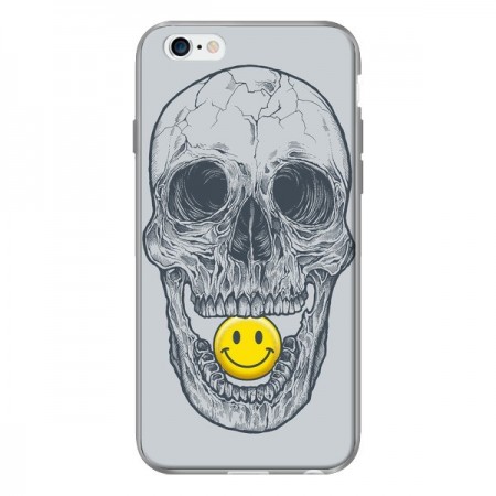 Coque Smiley Face Tête de Mort pour iPhone 6 - Rachel Caldwell