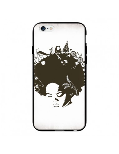 Coque Childhood Garden Afro pour iPhone 6 - Rachel Caldwell