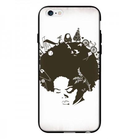 Coque Childhood Garden Afro pour iPhone 6 - Rachel Caldwell