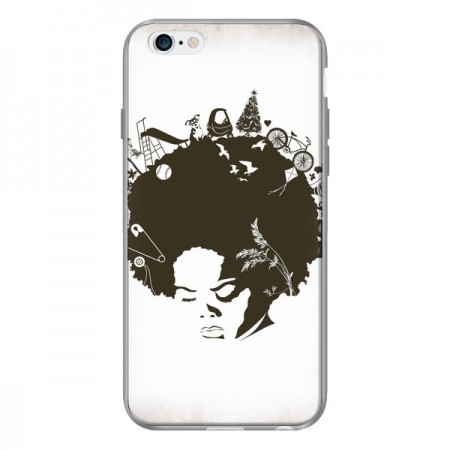 Coque Childhood Garden Afro pour iPhone 6 - Rachel Caldwell