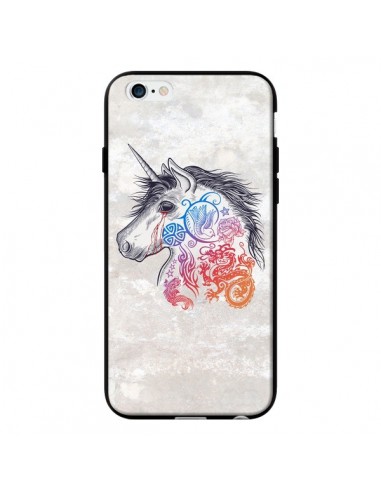 Coque Licorne Muticolore pour iPhone 6 - Rachel Caldwell