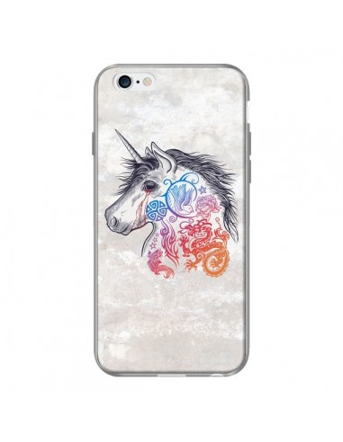 Coque Licorne Muticolore pour iPhone 6 - Rachel Caldwell