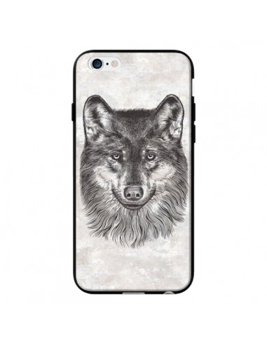 Coque Loup Gris pour iPhone 6 - Rachel Caldwell