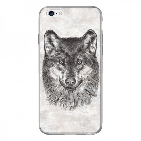 Coque Loup Gris pour iPhone 6 - Rachel Caldwell