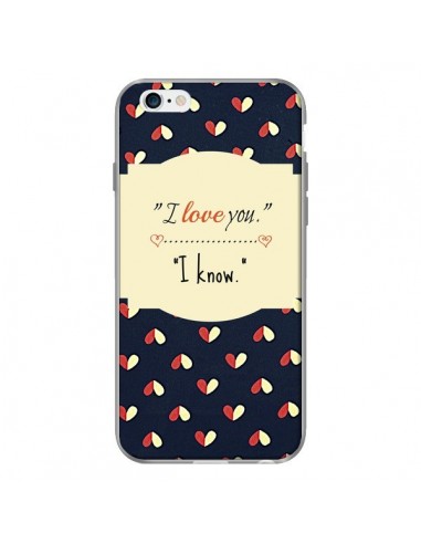 Coque I love you pour iPhone 6 - R Delean