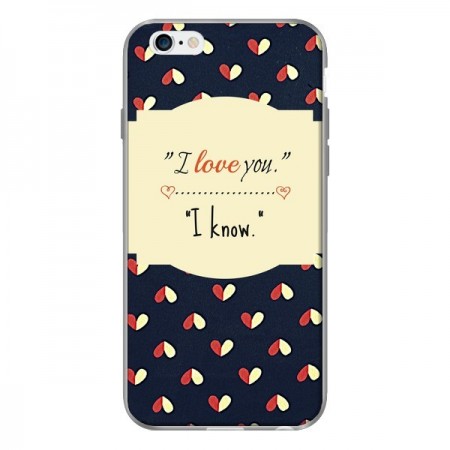 Coque I love you pour iPhone 6 - R Delean