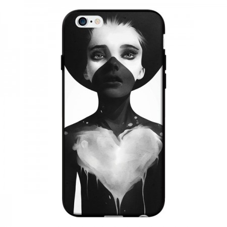 Coque Fille Coeur Hold On pour iPhone 6 - Ruben Ireland Coque Fille Coeur Hold On pour iPhone 6 - Ruben Ireland