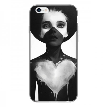 Coque Fille Coeur Hold On pour iPhone 6 - Ruben Ireland Coque Fille Coeur Hold On pour iPhone 6 - Ruben Ireland